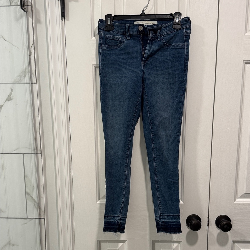 GAP Dark Blue Ankle Jeans